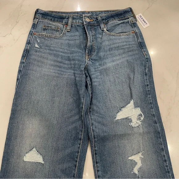 NWT Old Navy Women’s Relaxed Fit Jeans - Medium Blue - Picture 5 of 15